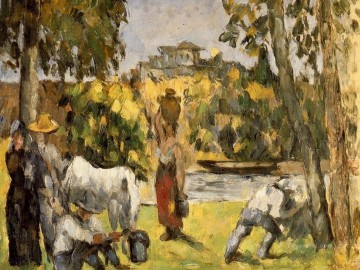  Field Painting - Life in the Fields Paul Cezanne